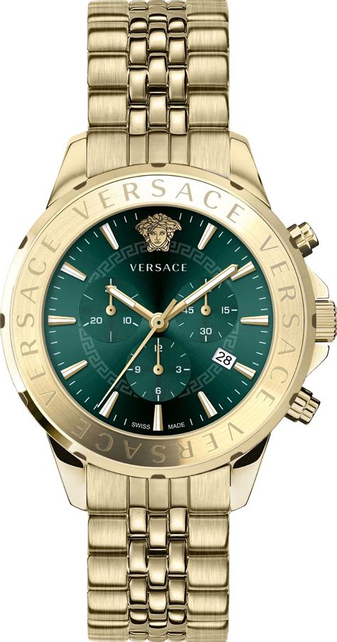 gold versace men's watch